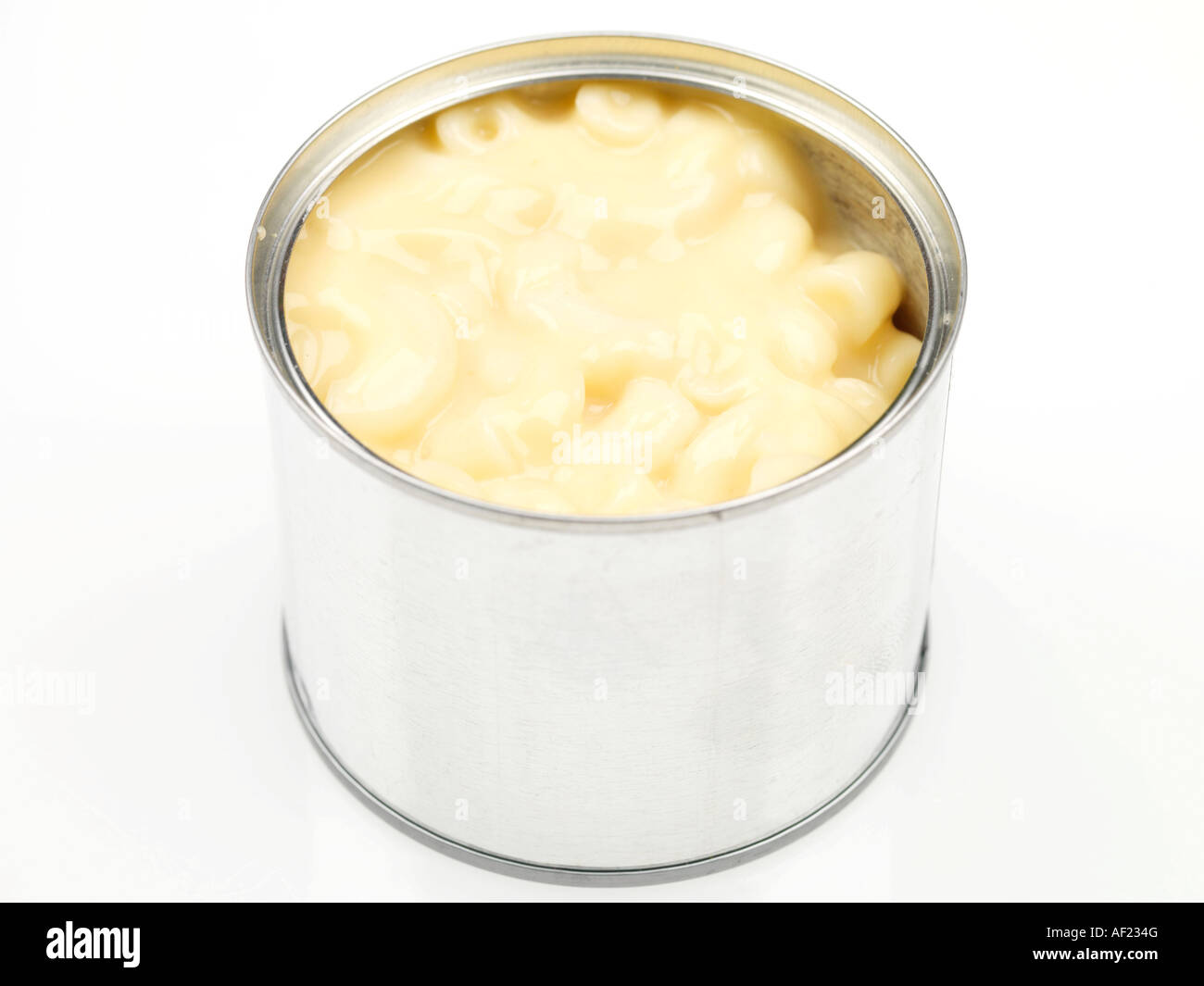 Canned Macaroni Cheese Stock Photo Alamy