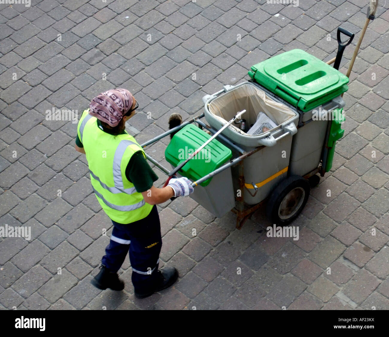 street cleaner Stock Photo Alamy