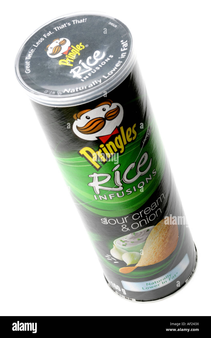Sour cream and onion crisps stock photo alamy
