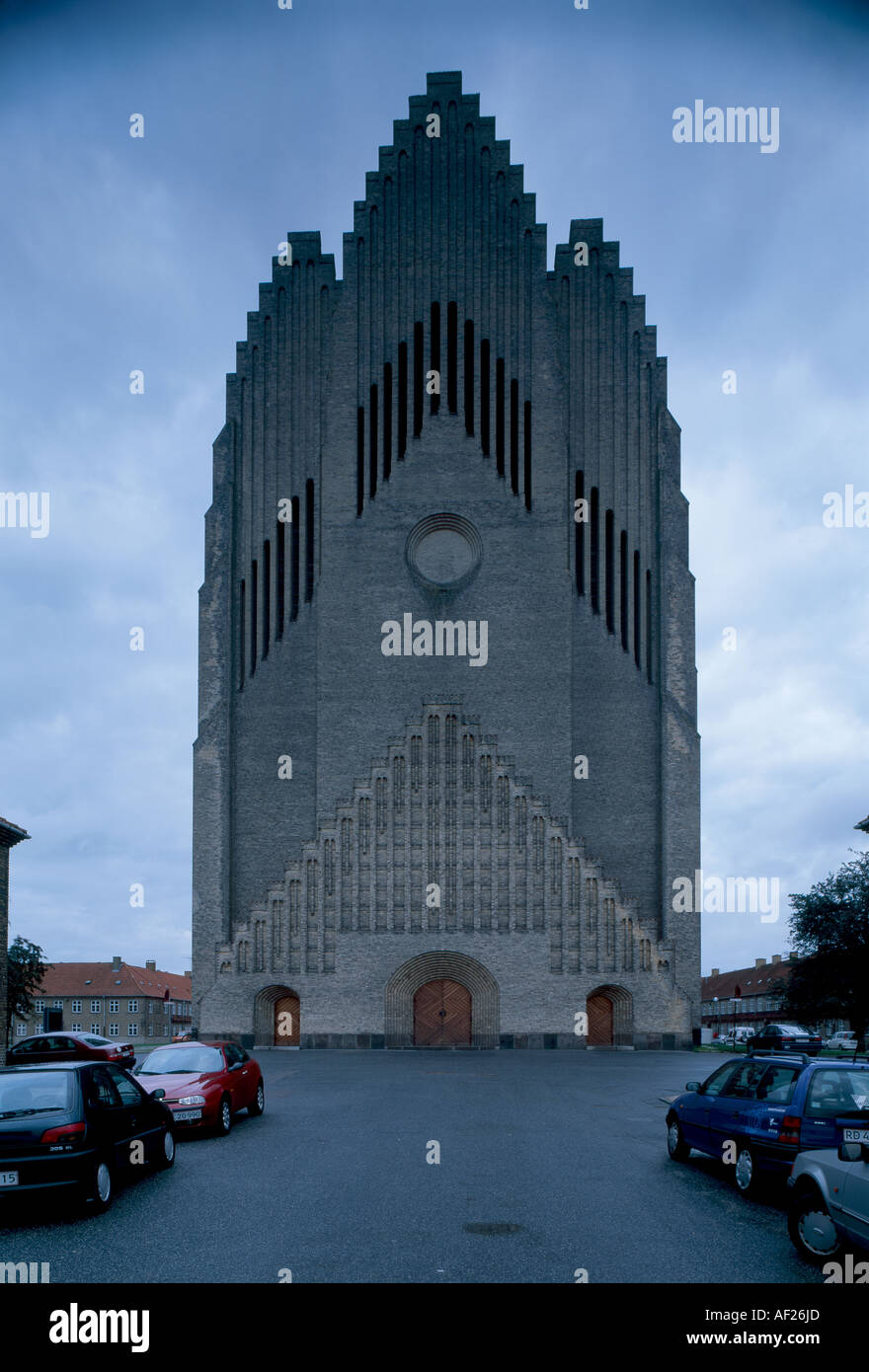 The Grundtvig Kirke, Copenhagen, 1921 - 1940. Architect: Peder Jensen-Klint Stock Photo