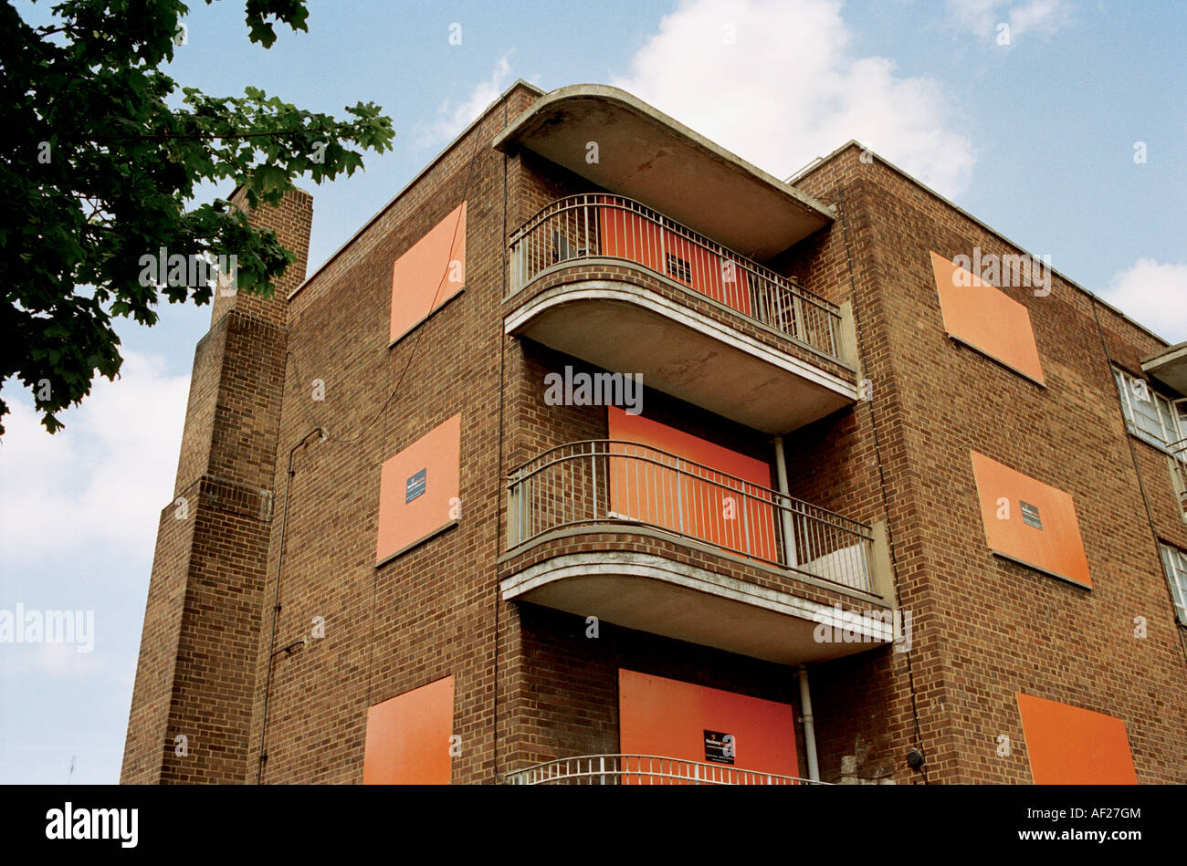 Condemned council flats on the Kingsland Estate in Haggeston, Hackney