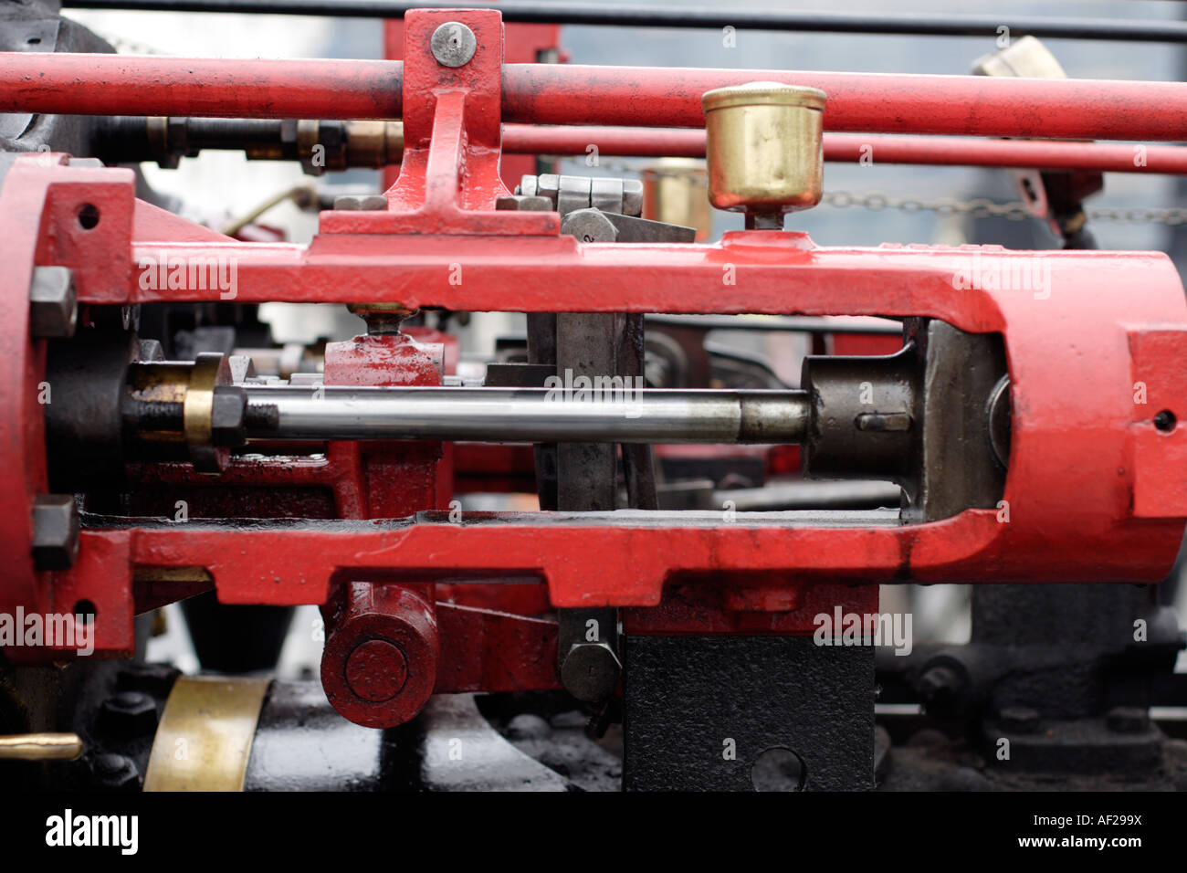 Detail Of Piston In Veteran Steam Engine Stock Photo - Alamy