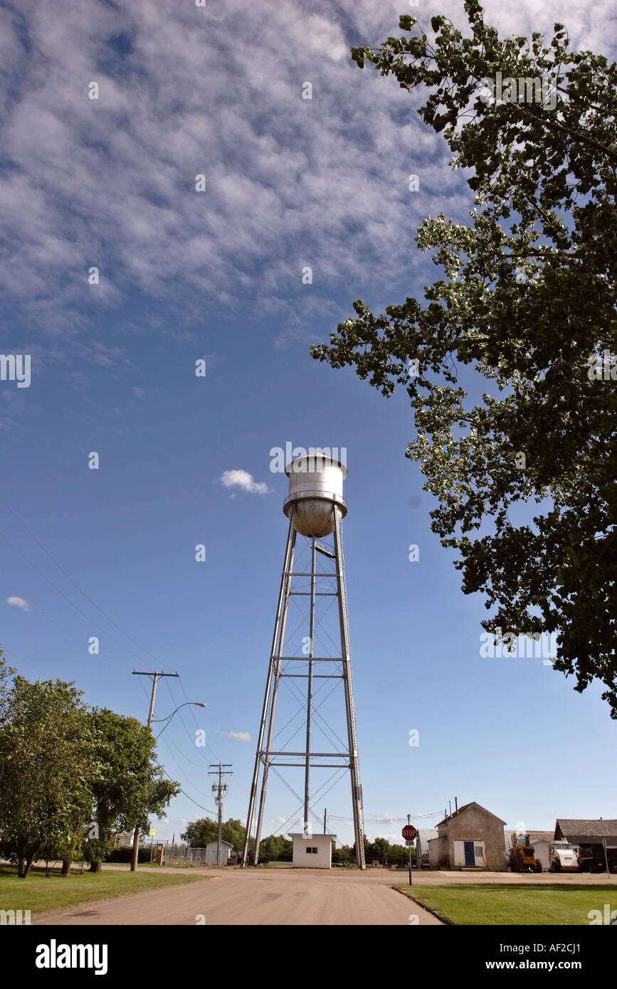 Gravelbourg watertower in scenic Saskatchewan Canada Stock Photo Alamy