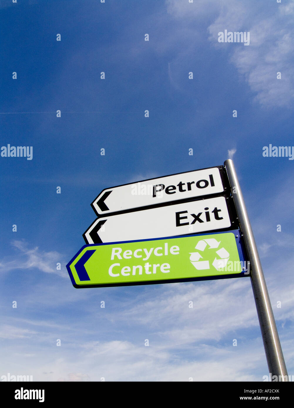 Sign Fuel Exit Exit Petrol The end of fossil fuels Stock Photo - Alamy