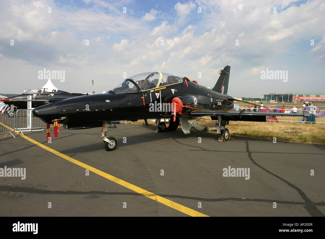 UK Air Force BAE Systems Hawk T2 Stock Photo