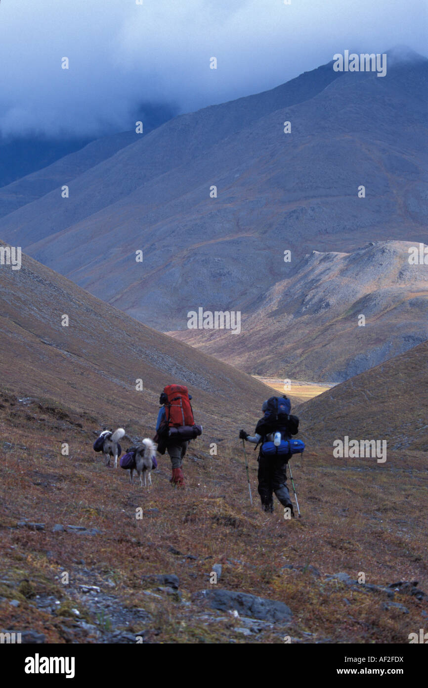 Backpacking with husky dogs in Alaska's Brooks Range, Gates of the