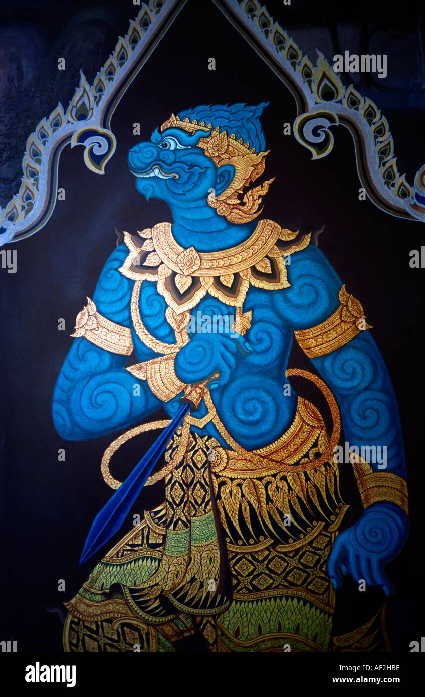 Detail from The Grand Palace Bangkok Thailand Stock Photo - Alamy