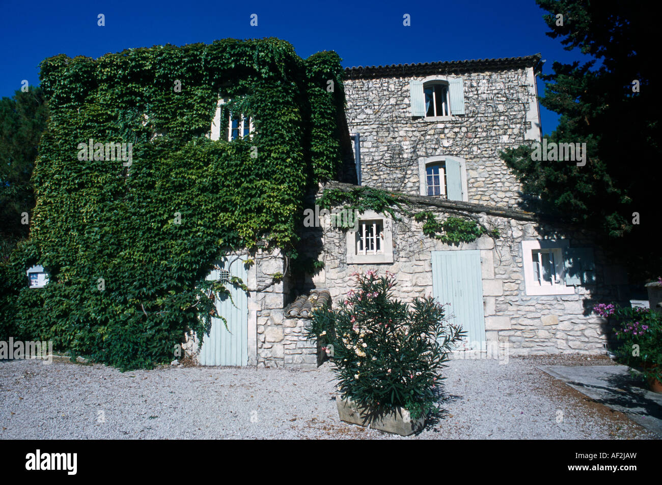 Near St Remy Provence France Doamine de Valmouriane Country Hotel Stock Photo