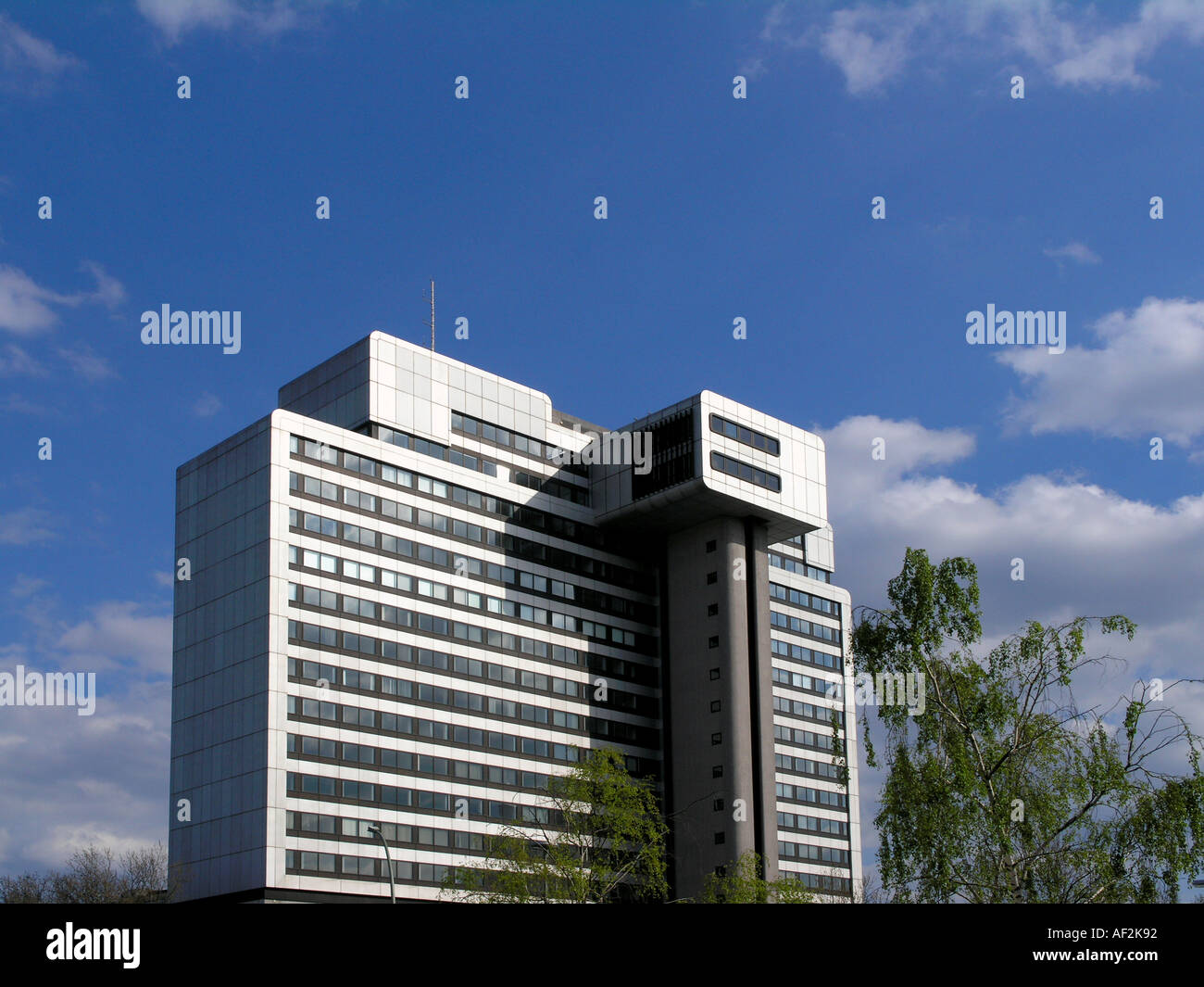 Stylish corporate building in Berlin Germany Stock Photo