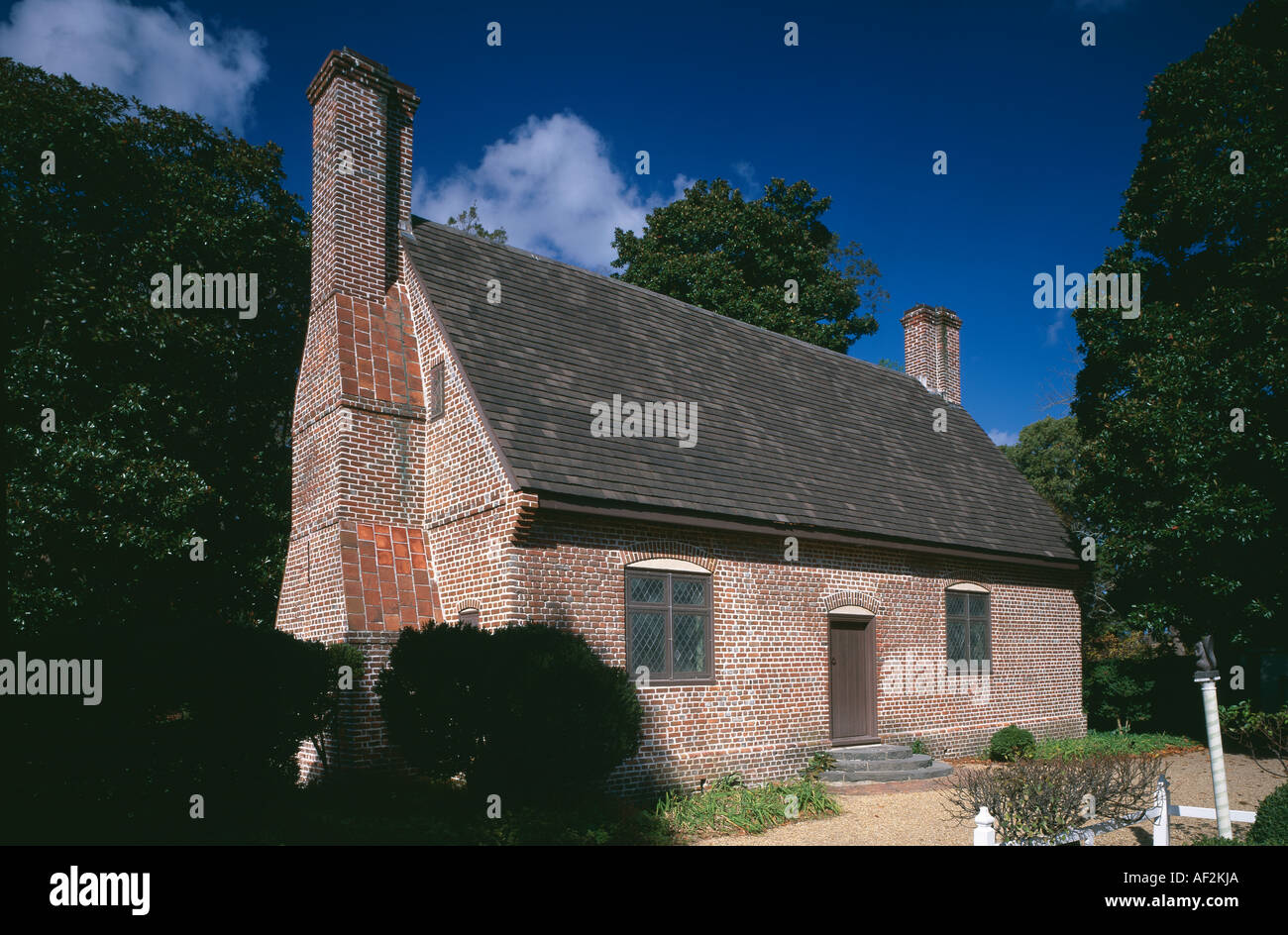 The Adam Thoroughgood House, near Norfolk, Virgina, 1680s Stock Photo