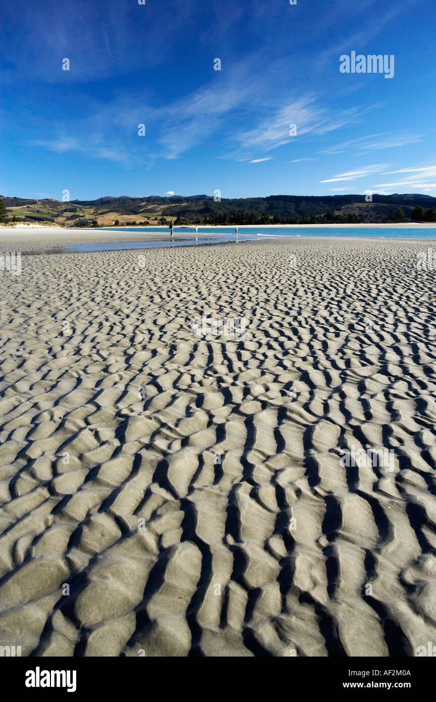 Beach Doctors Point near Dunedin South Island New Zealand Stock Photo