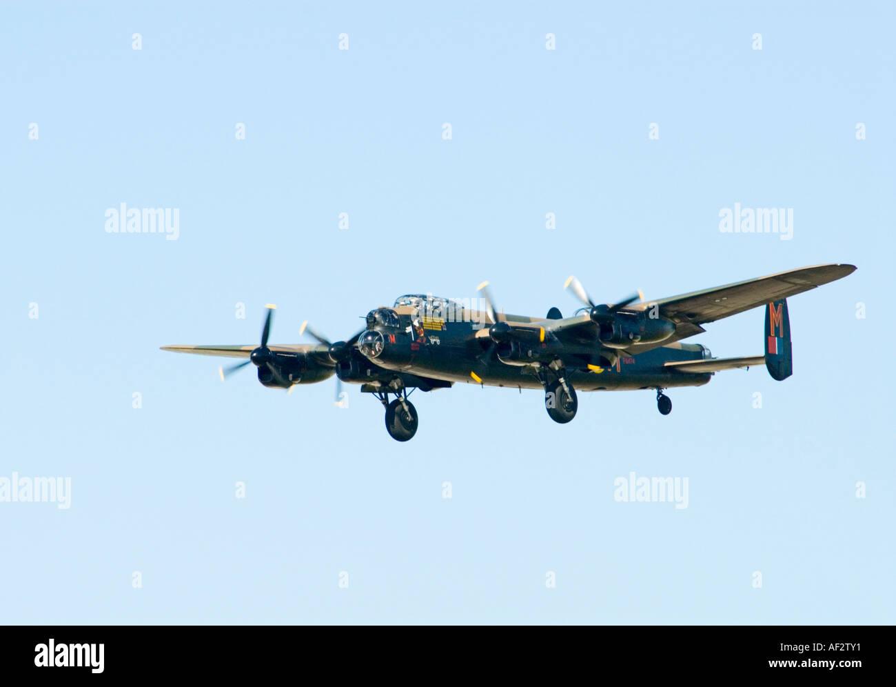 Avro Lancaster bomber Stock Photo