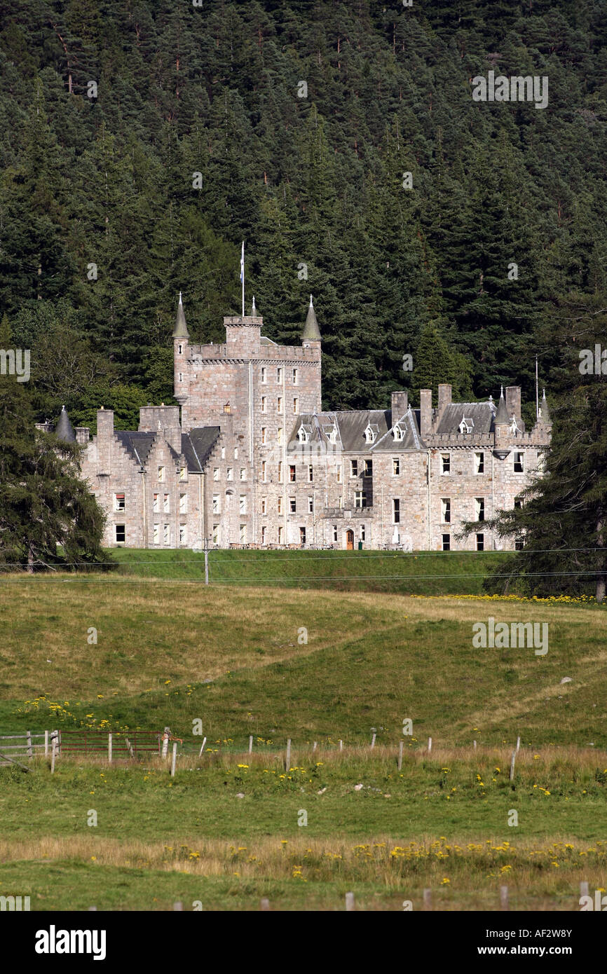Invercauld Castle on Royal Deeside, Aberdeenshire, Scotland, UK Stock