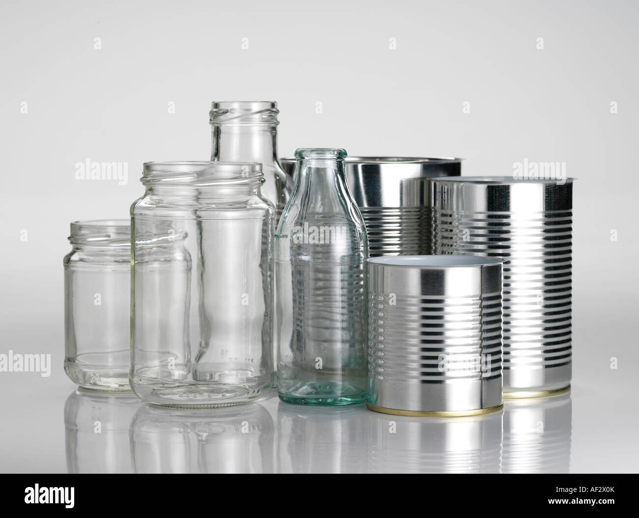 containers glass vase bottle jars aluminum close up Stock Photo Alamy