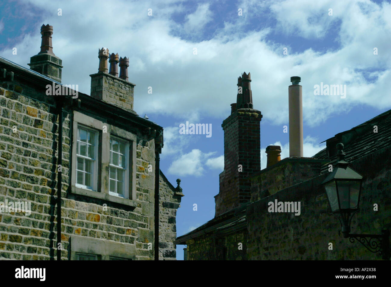 Traditional Stone Building Lancaster UK Stock Photo Alamy