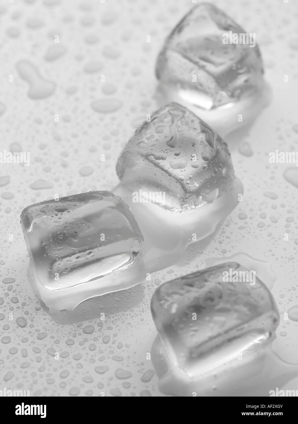 ice cubes one,  water, cold, frost, fresh, white Stock Photo