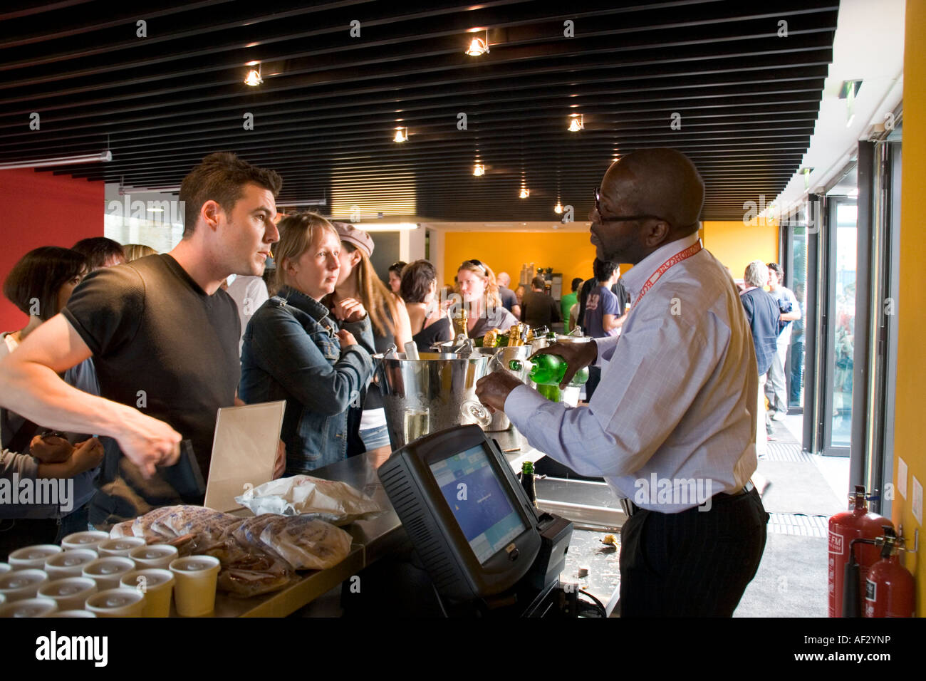 Roundhouse Cafe and Bar in Camden Stock Photo Alamy