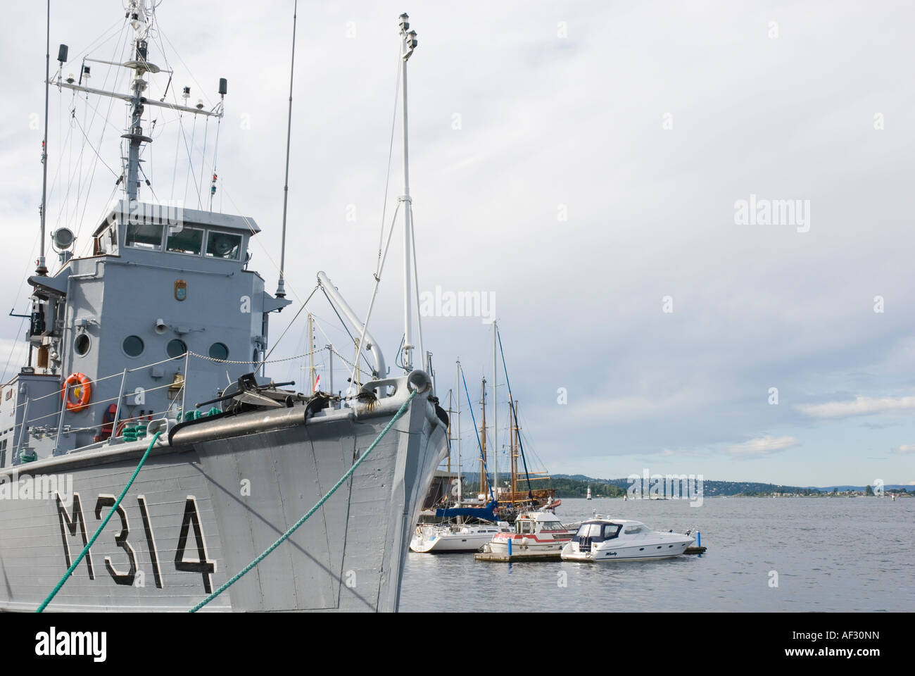 Alta M314, Norwegian minesweeper, in Oslo Harbour, Norway Stock Photo -  Alamy