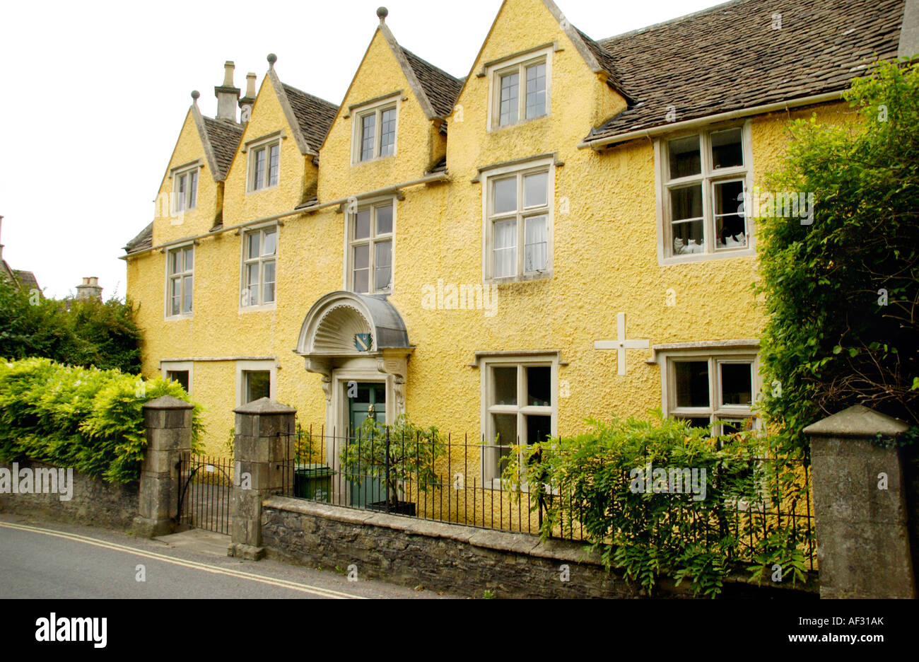 Period house in Castle Combe Cotswolds Wiltshire England UK Stock Photo