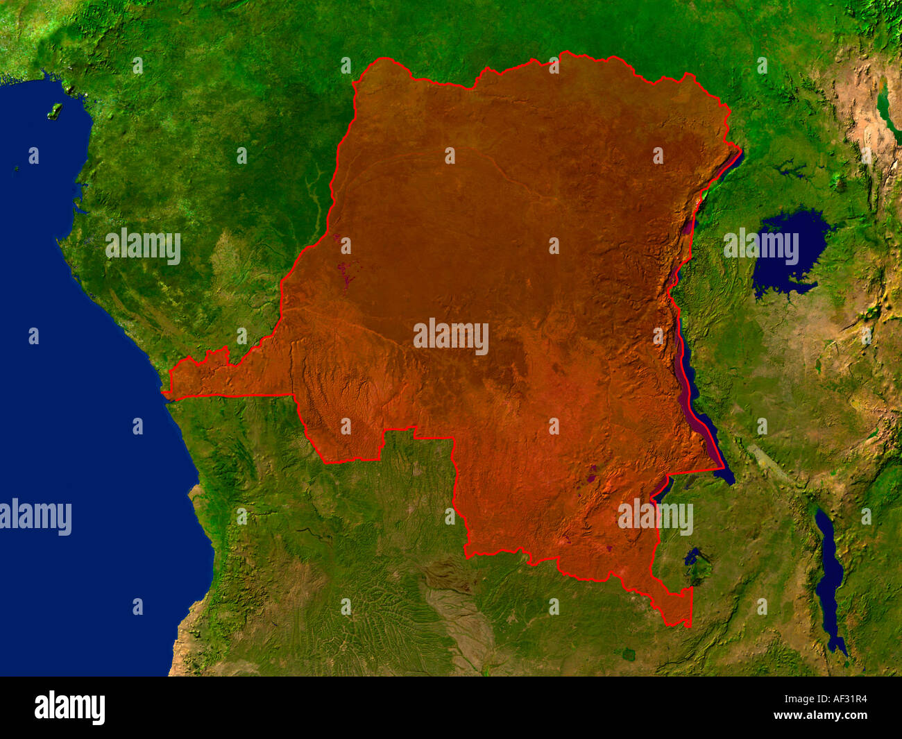 Maps of the republic of congo hi-res stock photography and images - Alamy