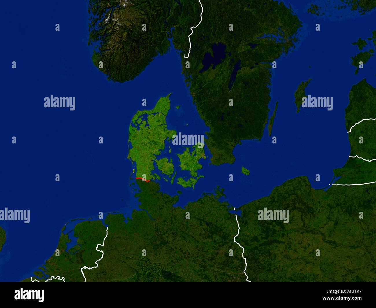 Maps of denmark hi-res stock photography and images - Alamy