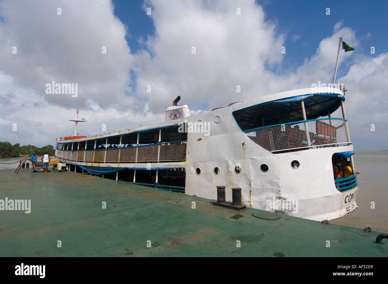 Ferry between Belem and Ilha de Marajó Pará Brazil Stock Photo Alamy