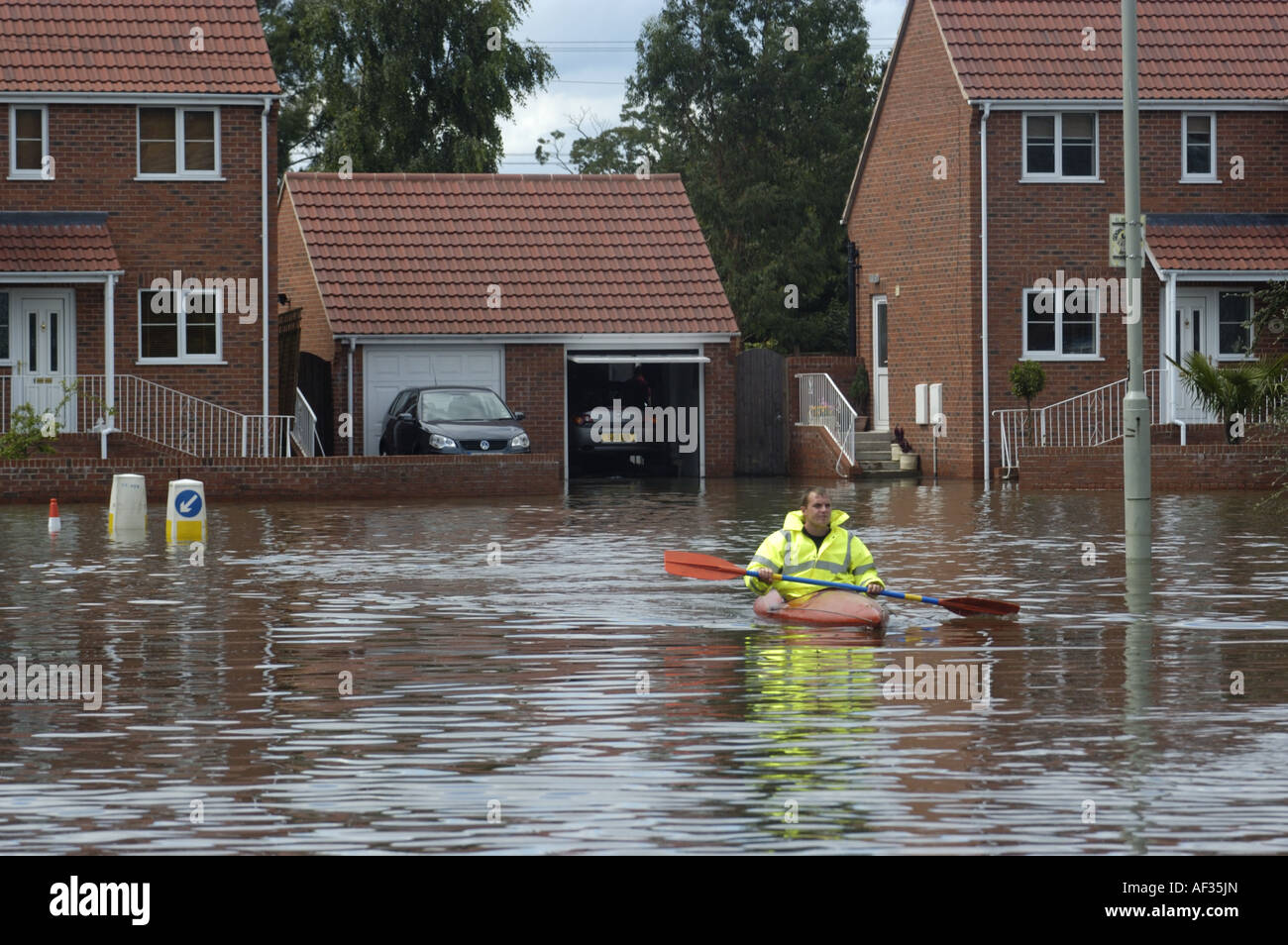 Floods in Gloucester England July 2007 Stock Photo Alamy