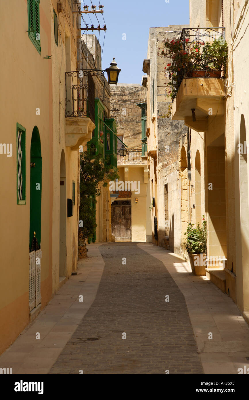 Victoria Rabat Streets Back Street, Victoria (Rabat), Gozo, Malta Stock Photo - Alamy