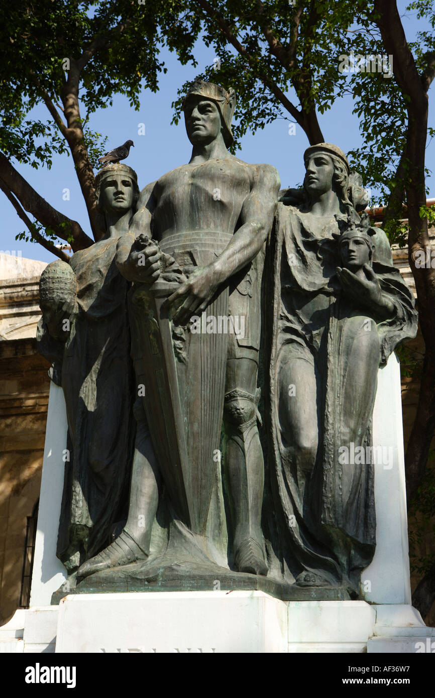 Capital city malta valletta statues hires stock photography and images