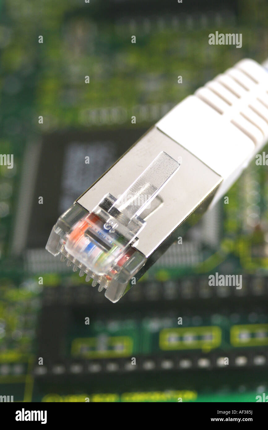 computer wire Stock Photo Alamy