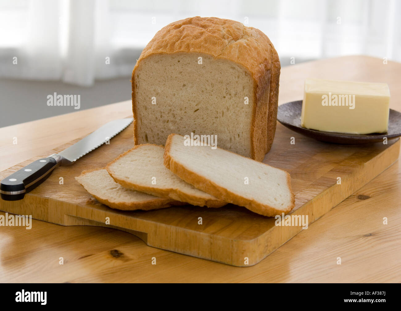 Bread and butter Stock Photo Alamy