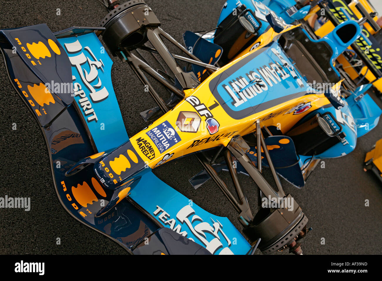 2006 Renault R26 F1 car on display at the Goodwood Festival of Speed. Stock Photo