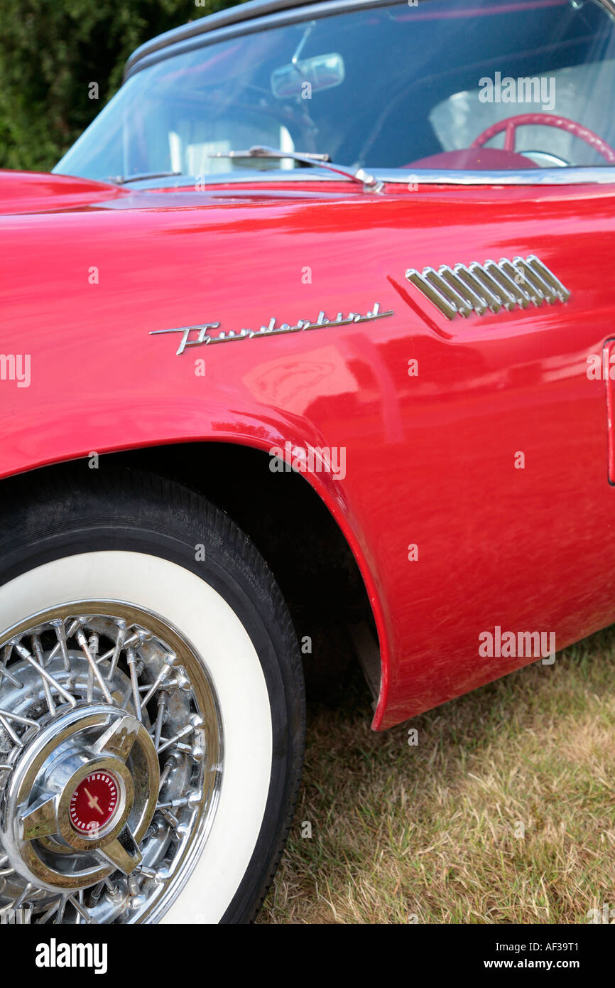 1957 Ford Thunderbird in the Cartier 'Style et Luxe' competition at the Goodwood Festival of Speed. Stock Photo