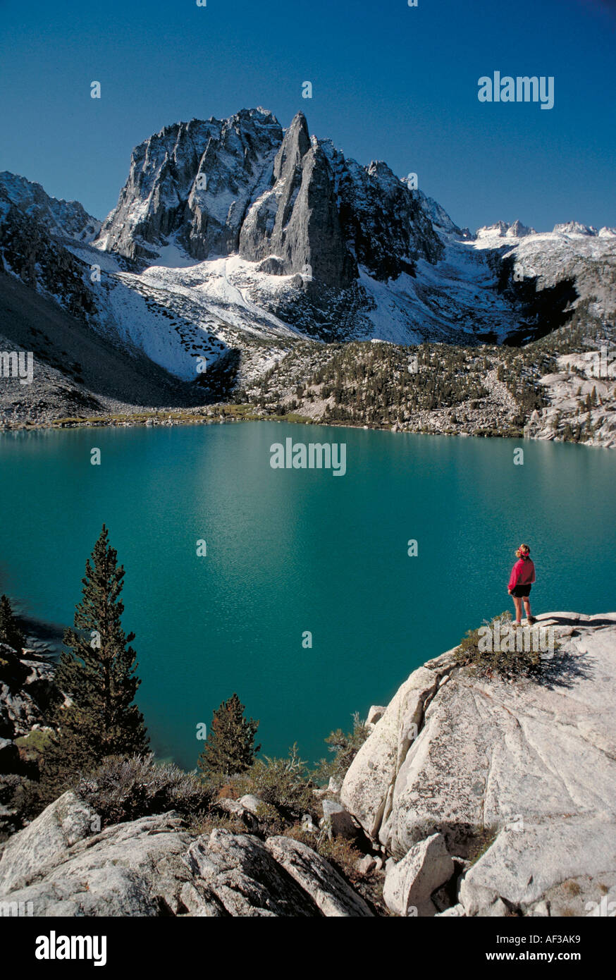 Elk276 1267 California Sierra Nevada Big Pine Lakes Second Lake 10 000