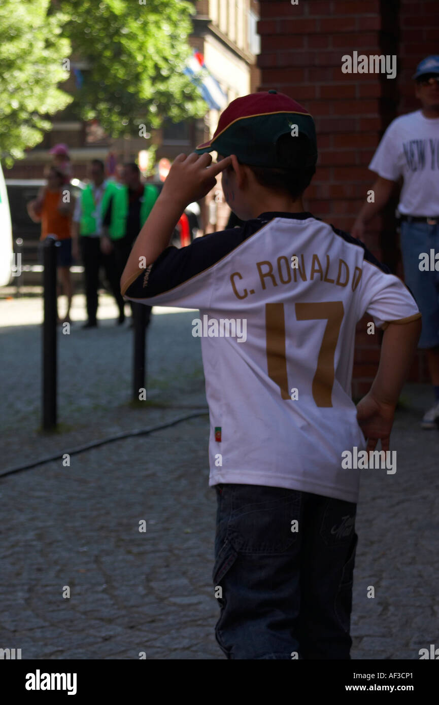 World Cup Festival of the people and cultures. Small Ronaldo Stock Photo