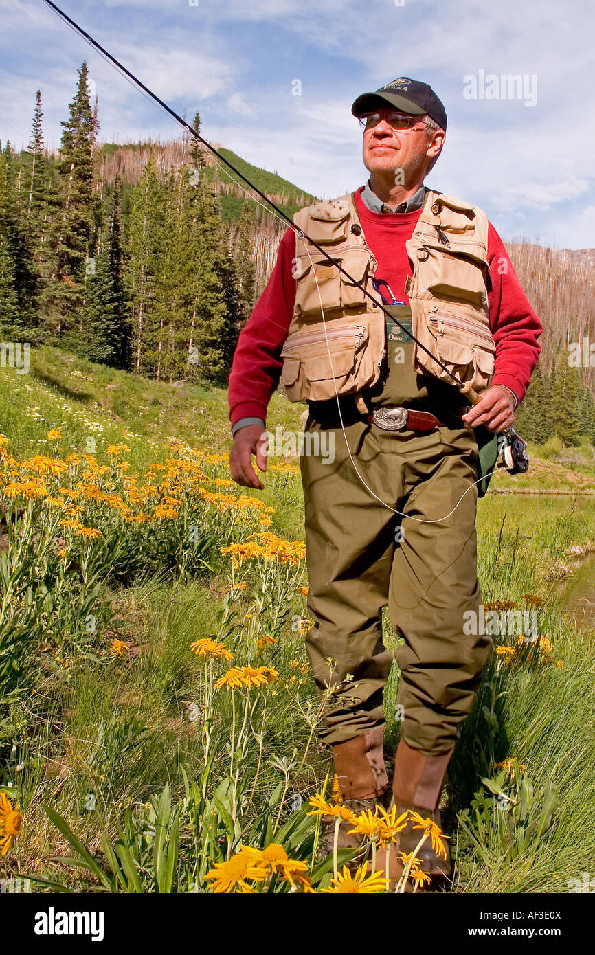 Fly fishing, USA Stock Photo Alamy