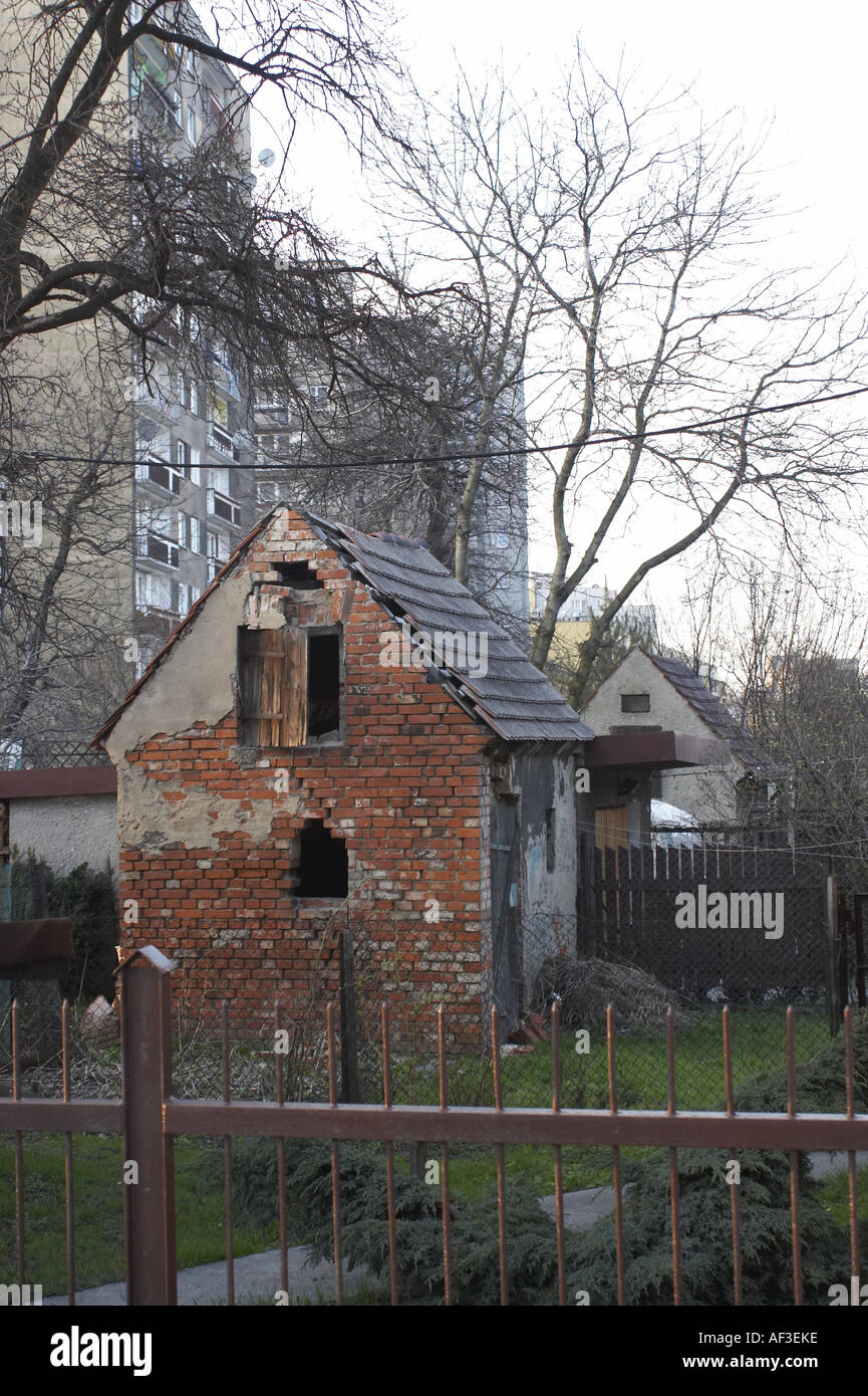 Upper Silesia Gliwice Poland. blocks of flats, apartment houses Stock