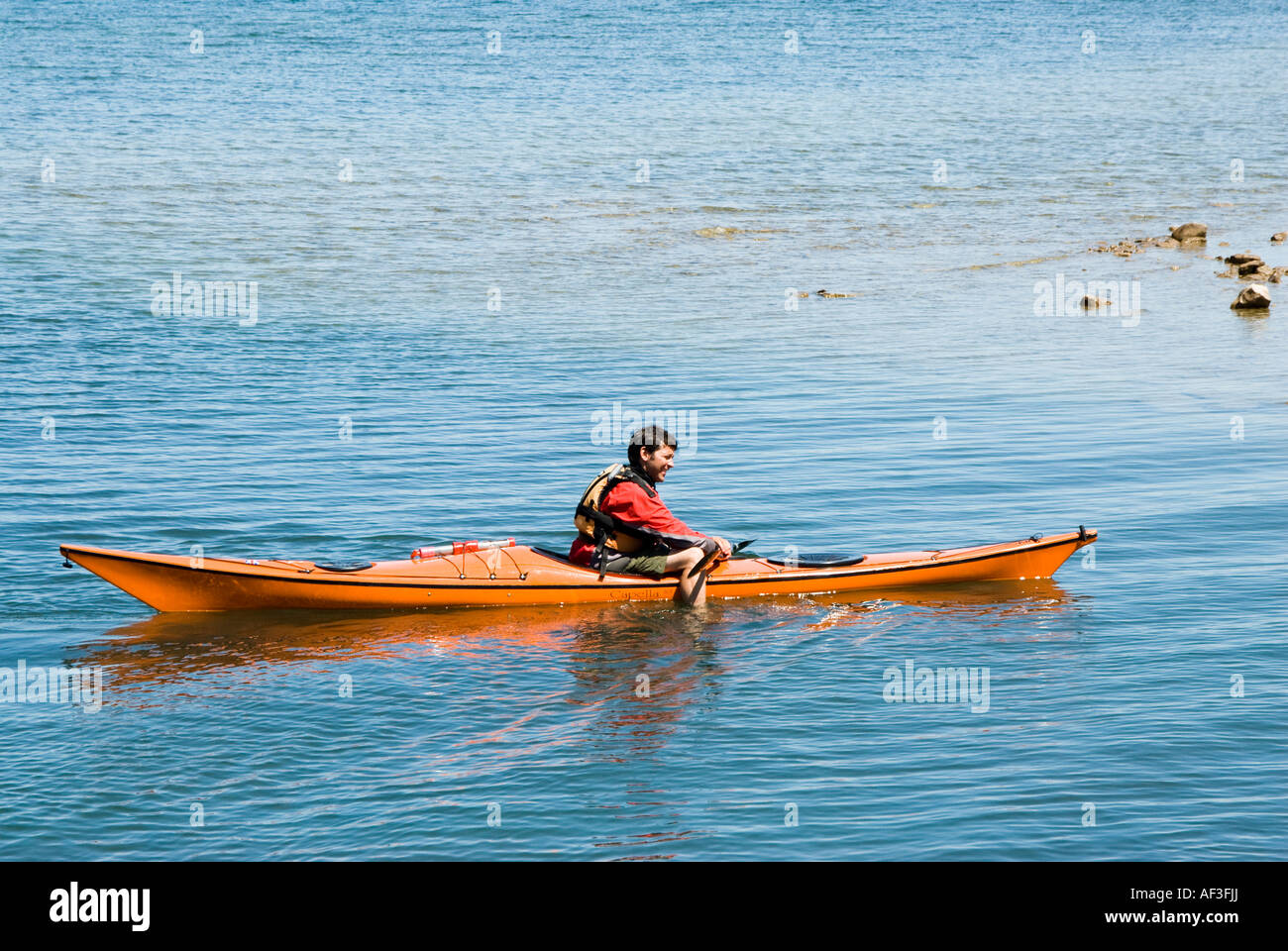 kayaking demonstrations at the annual Door County Kayak Symposium at