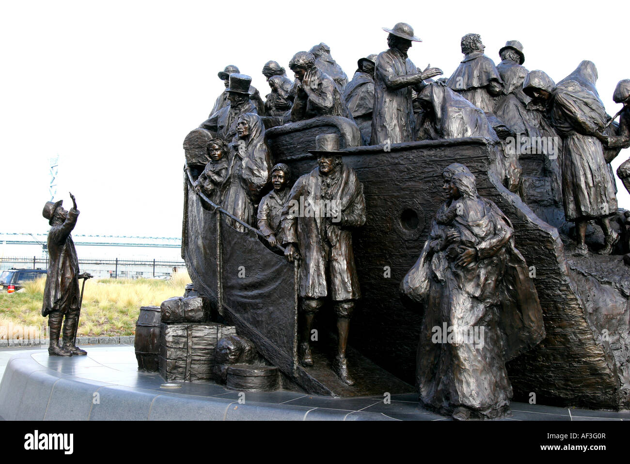 Irish Memorial National Monument at Philadelphia Stock Photo Alamy