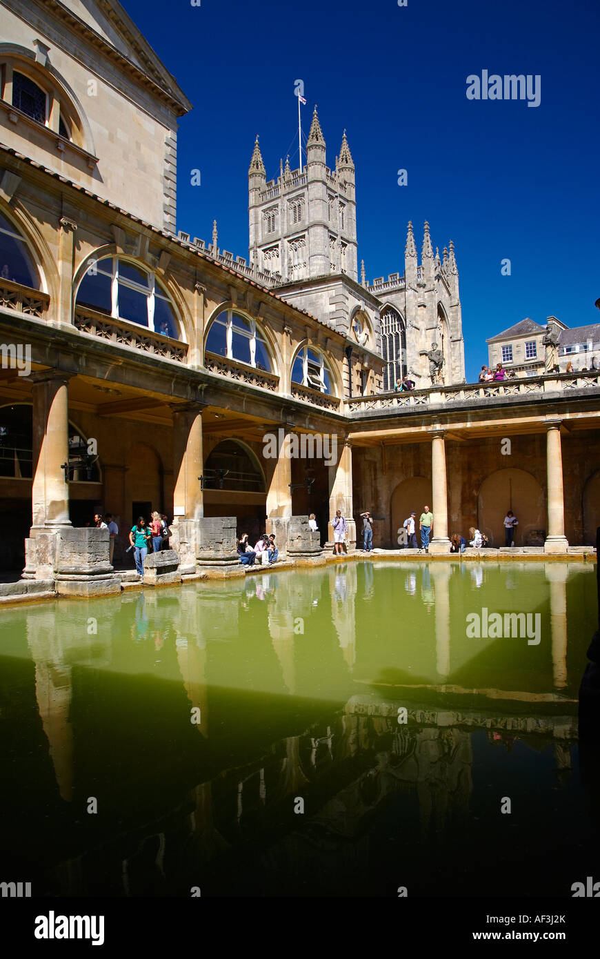 The Roman Baths, Bath, England, UK Stock Photo Alamy