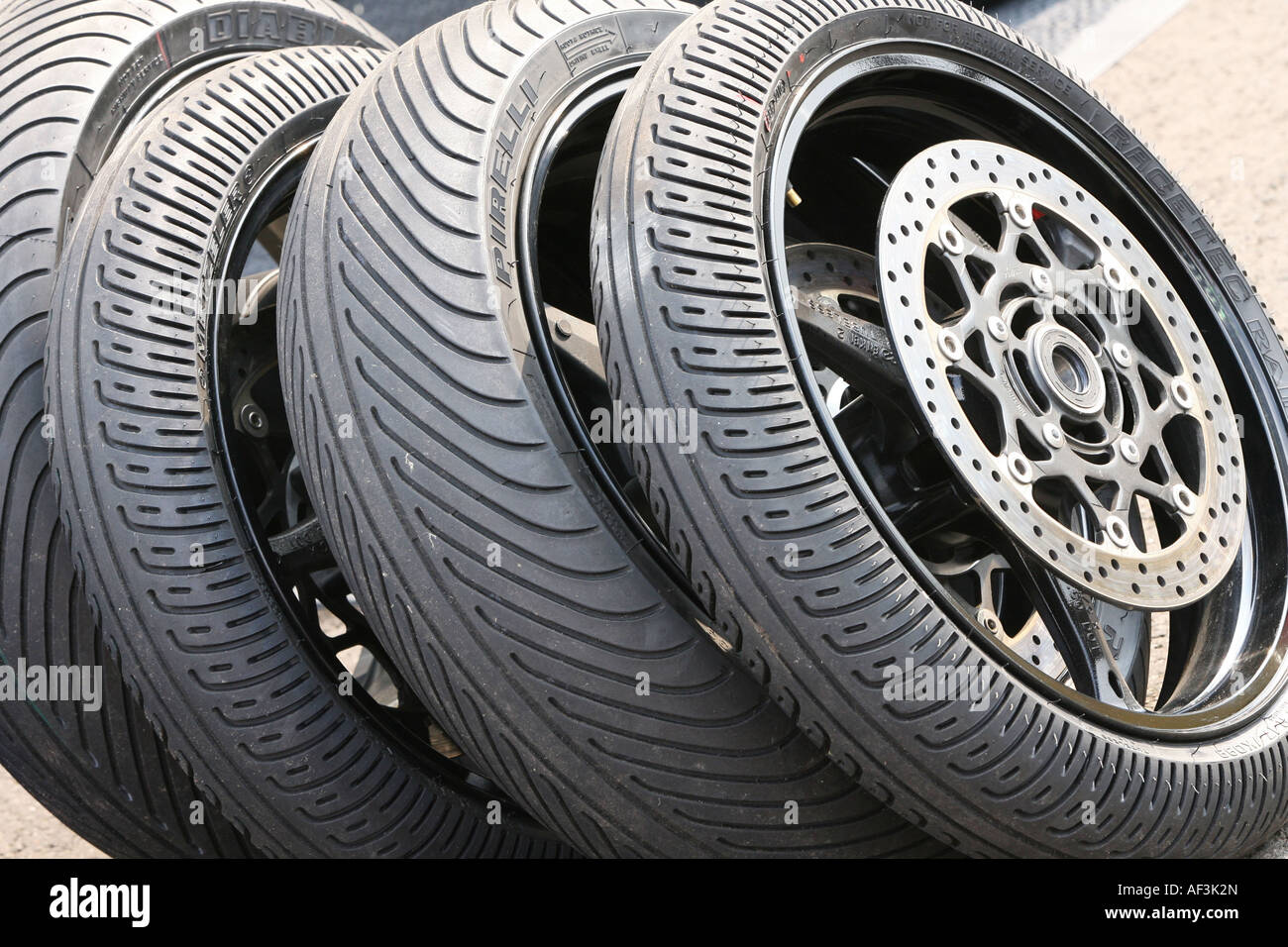Pirelli Motorbike tyres SBK World Superbike Championship Stock Photo - Alamy