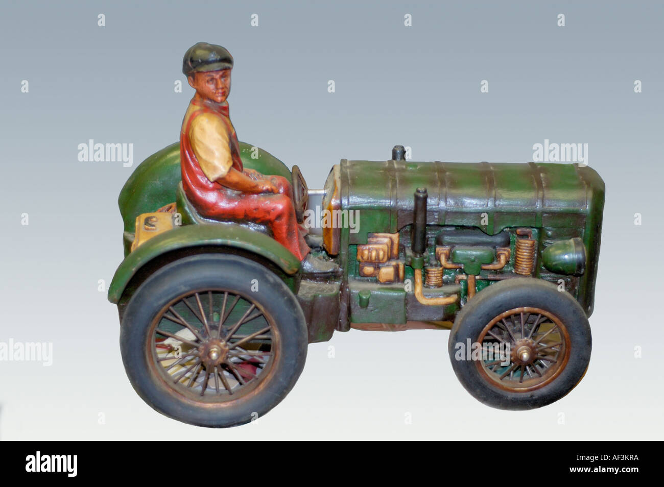 old metal toy tractors