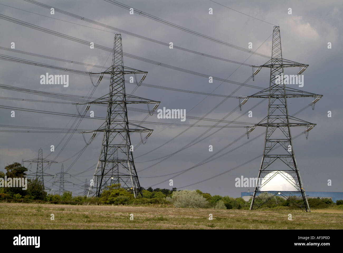 Nuclear power station Sizewell Suffolk Stock Photo