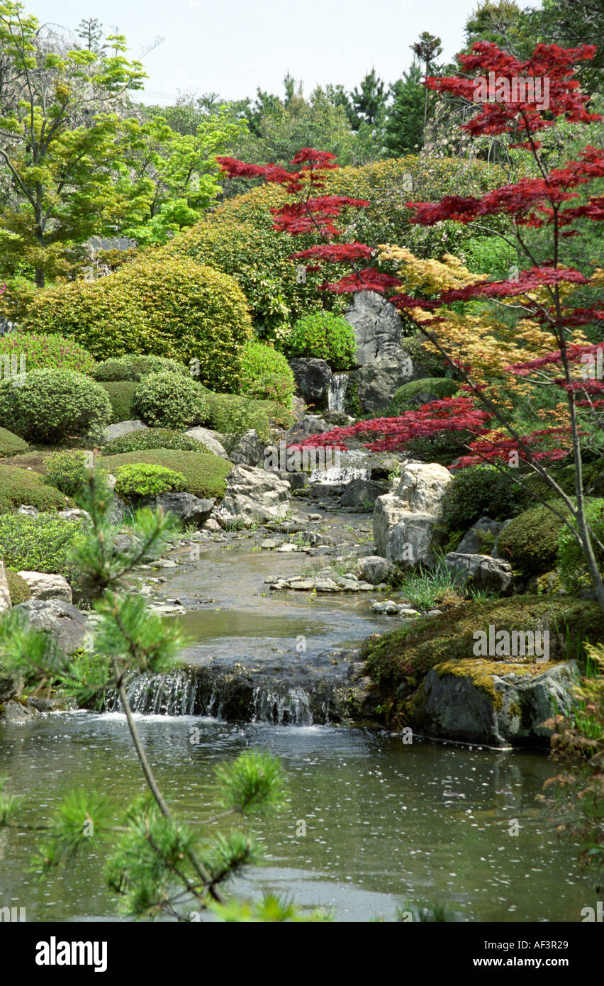 Taizo in Temple Garden in Myoshin-ji Kyoto Japan Stock Photo