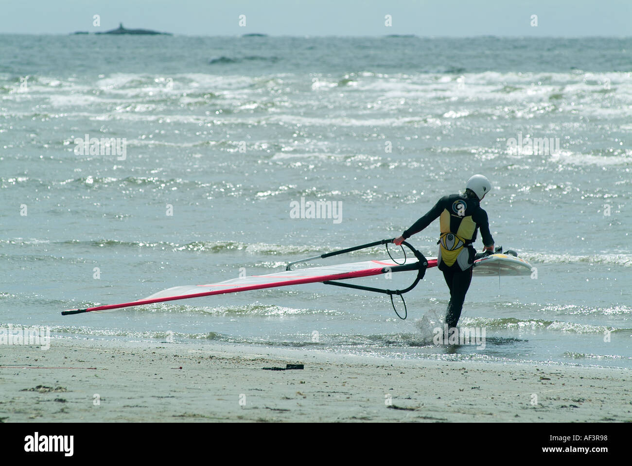 Wind surfer Stock Photo