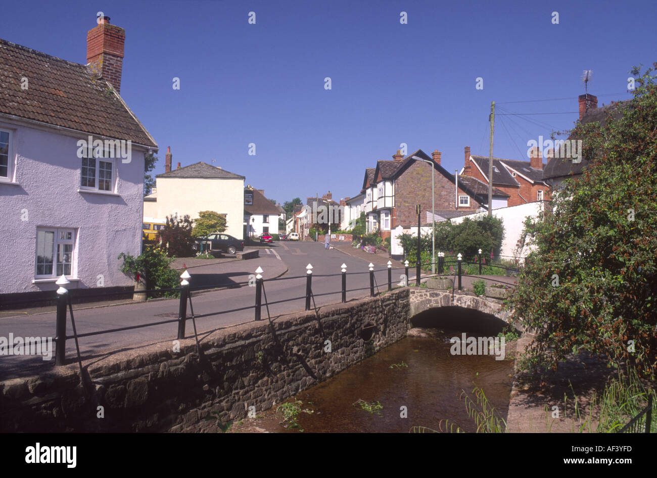 Thorverton Mid Devon Stock Photo