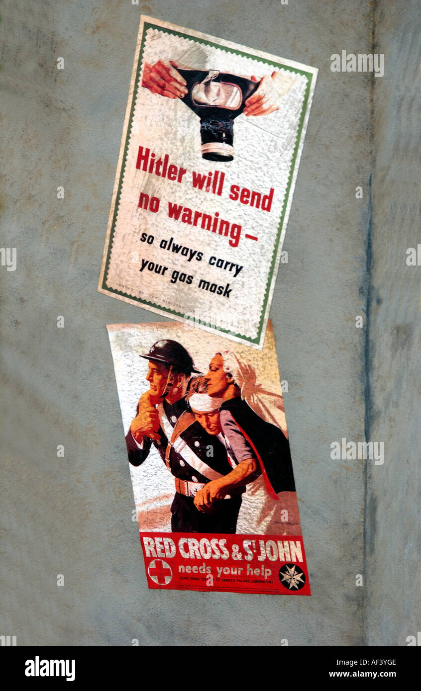 Propaganda war time posters Stock Photo