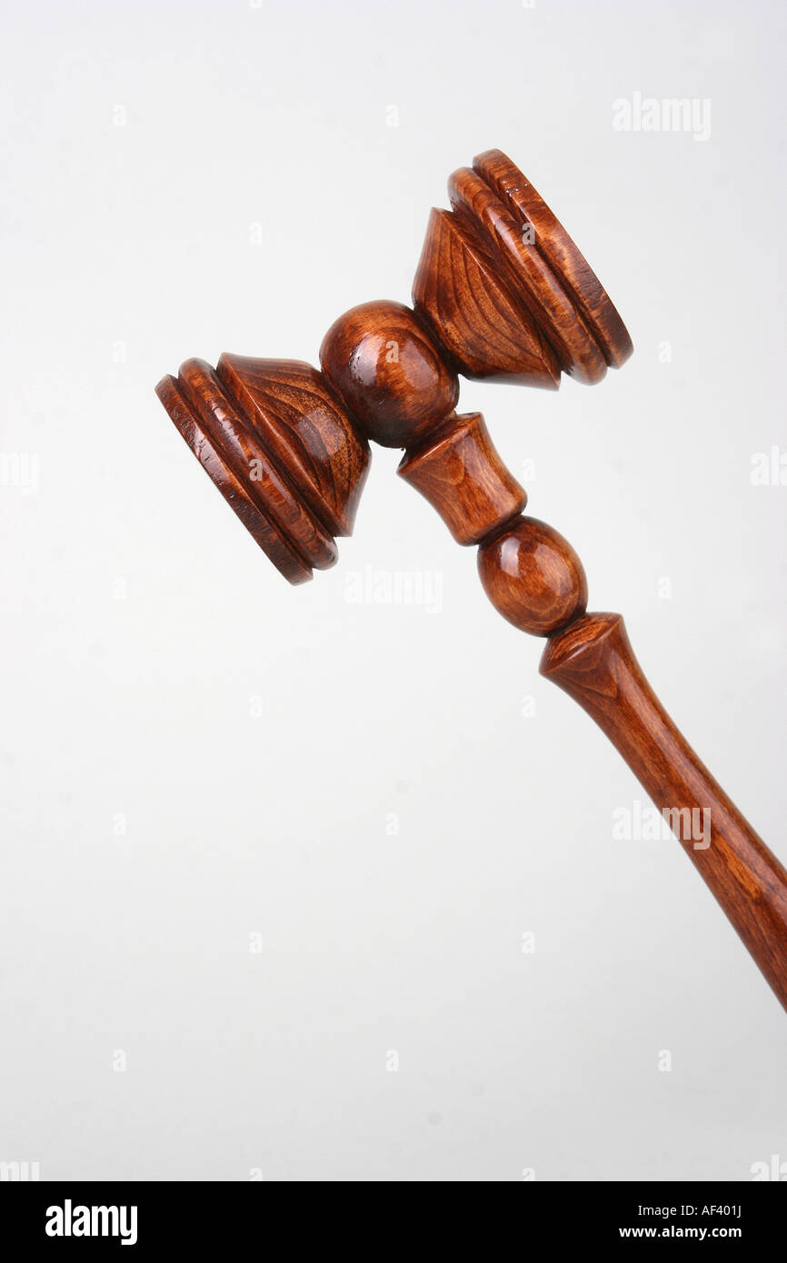 hammer at the court Stock Photo Alamy