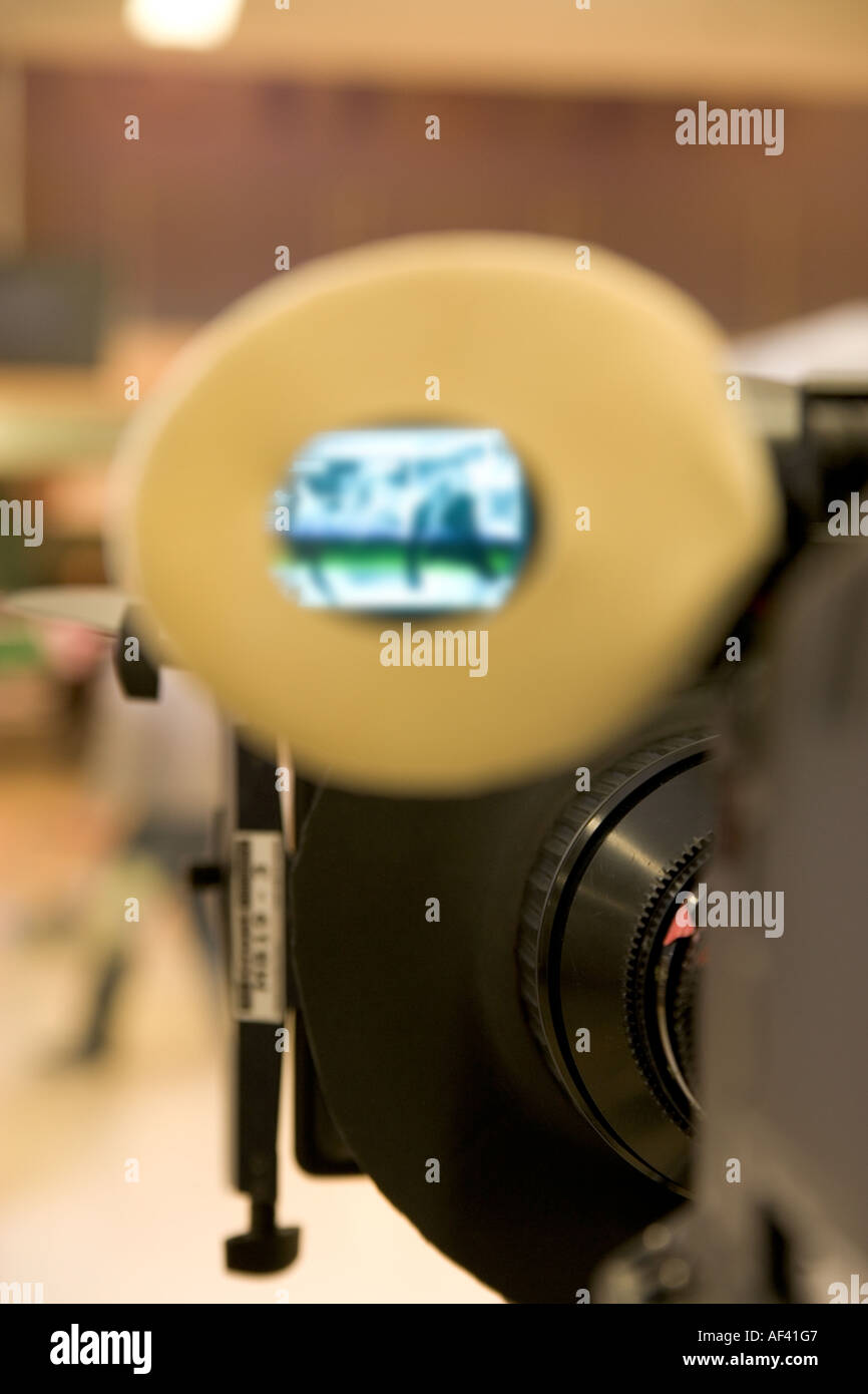 Eye piece of a film camera Stock Photo Alamy