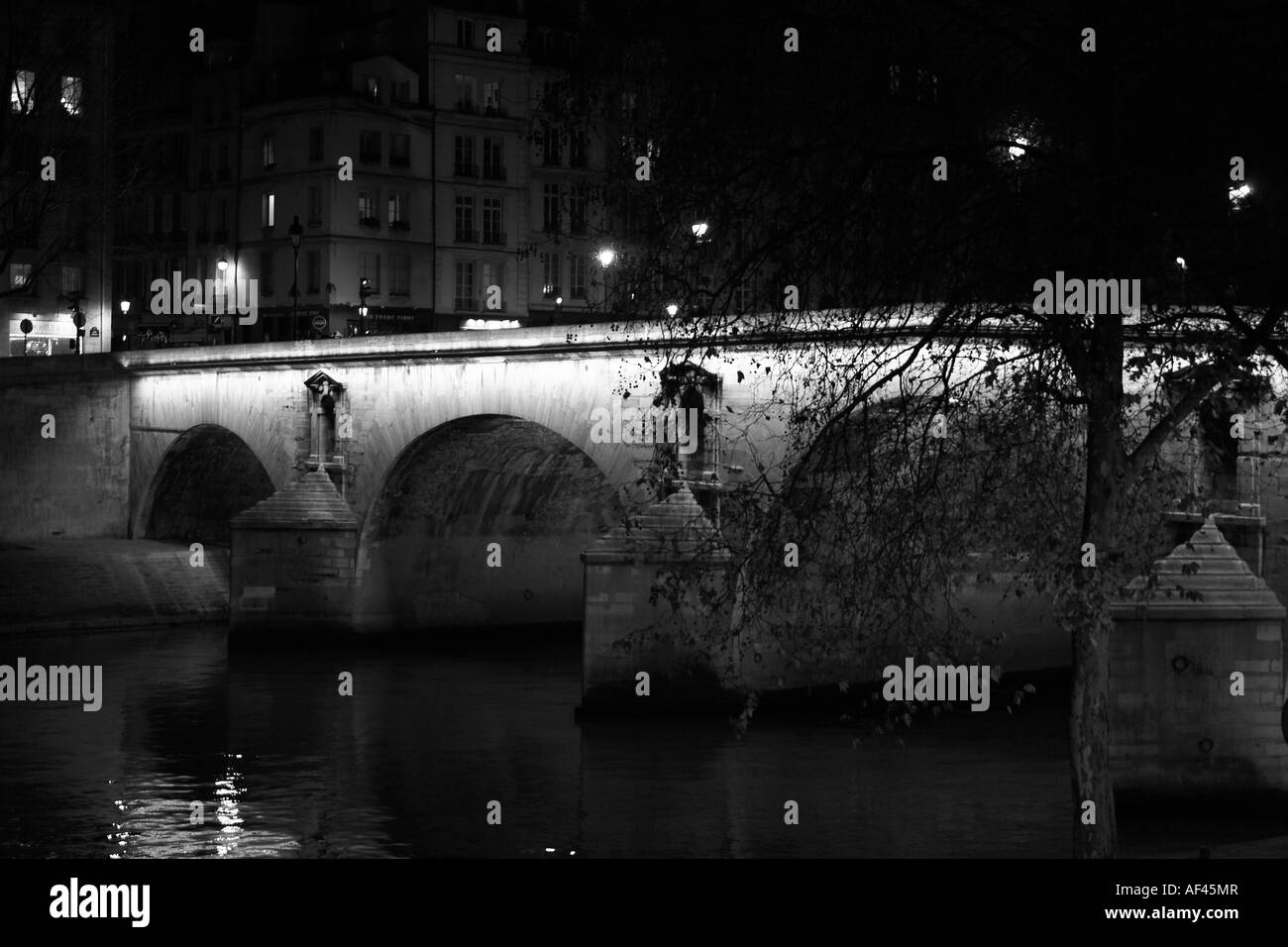 Paris tourist seine view Black and White Stock Photos & Images - Alamy